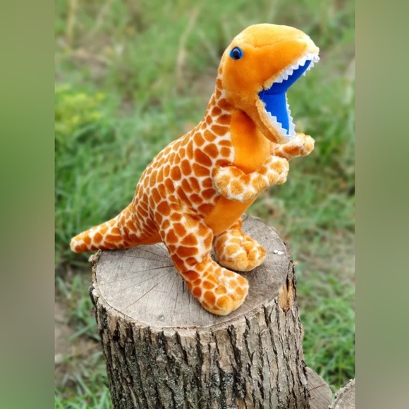 NWT Walking with Dinosaurs Large Tyrannosaurus Rex Plush Toy 1998 16” HTF T-Rex - Picture 2 of 6